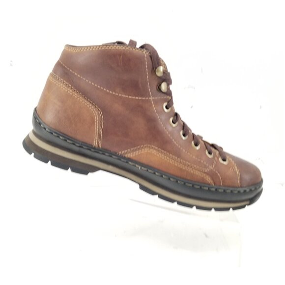 Timberland Euro Hiker Leather Boots Brown Black Leather  Men's 11 - Picture 6 of 10